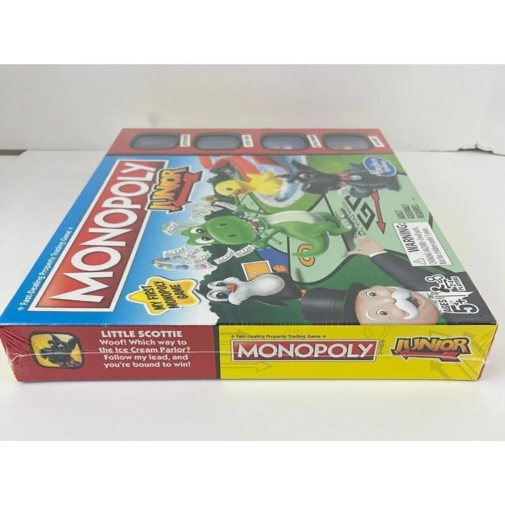 Hasbro Monopoly Junior Board Game My First Monopoly Ages 5+ 2-4 Players‎ Sealed